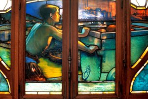 Nancy (osasto 54), Art Nouveau, Kauppa- ja teollisuuskamari, Jacques Gruberin lasimaalaukset (1870-1936)