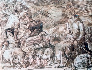 Hippokrates ja Demokritos, c1584-1629