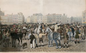 Vanha Smithfield Market tekijältä Jacques Laurent Agasse