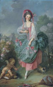 Balerina Marie-Madeleine Guimard 1743-1816 Terpsichorena tekijältä Jacques Louis David