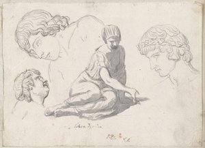 Nopanheittäjä ja muita tutkimuksia muinaisten veistosten jälkeen tekijältä Jacques Louis David