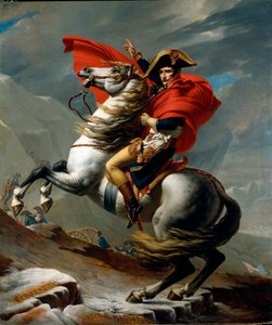 Napoleon I Bonaparten ratsastusmuotokuva tekijältä Jacques Louis David
