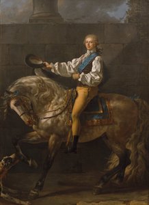 Stanisław Kostka Potockin ratsastajamuotokuva tekijältä Jacques Louis David