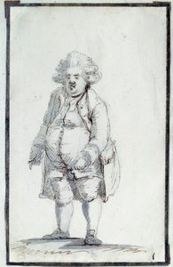Ranskan vallankumous: "" Caricature de Mirabeau-Tonneau"" Andre Boniface Louis Riquetti (1754-1792), varakreivi de Mirabeau, joka tunnetaan nimellä "Mirabeau-Tonneau" (Mirabeau Tonneau), sai lempinimen tynnyri sen täyteläisyyden vuoksi. Jacques Louisin pii tekijältä Jacques Louis David