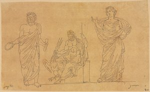 Jumalat ja jumalatar tekijältä Jacques Louis David