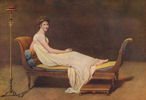 Madame Recamier, 1800, c1915. tekijältä Jacques Louis David