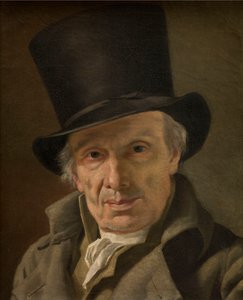 Mies, jolla on hattu tekijältä Jacques Louis David
