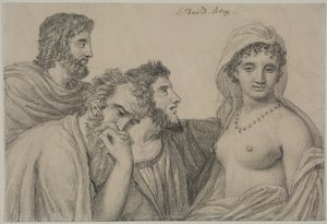 Phryné Tuomareidensa edessä tekijältä Jacques Louis David