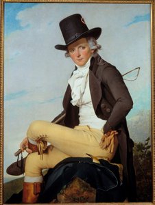 Pierre Seriziatin (1757-1847) muotokuva taiteilijan komea veli Jacques Louis Davidin (1748-1825) maalaus 1795, öljy puulle, Dim. 1,29x0,95 m - Pierre Seriziatin (1757-1847), taiteilijan lankon muotokuva. Jacques Louis Davidin maalaus ( tekijältä Jacques Louis David