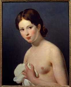 Nuoren tytön muotokuva. Jacques Louis Davidin (1748-1825) maalaus tekijältä Jacques Louis David