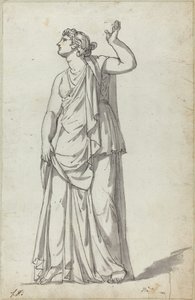 Roomalainen museopatsas (Anchyrrhoe) tekijältä Jacques Louis David