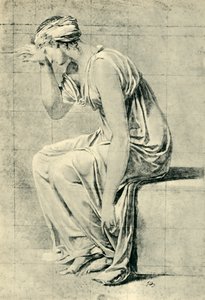 Istuva nainen, 1700-luvun loppu - 1800-luvun alku, 1943. tekijältä Jacques Louis David