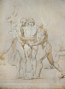 Jeu de Paumen valan luonnos ... tekijältä Jacques Louis David