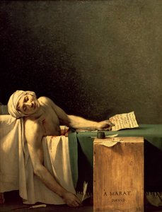 Maratin kuolema tekijältä Jacques Louis David