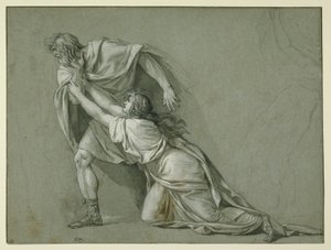 Marcus Attilius Reguluksen lähtö Karthagoon tekijältä Jacques Louis David