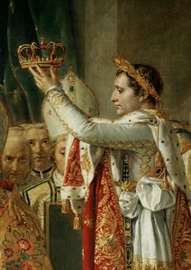 Napoleon I:n kruunajaiset paavi Pius VII:n toimesta Notre-Dame de Paris -katedraalissa ... tekijältä Jacques Louis David