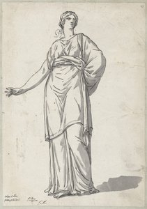 Nainen Villa Pamphilista tekijältä Jacques Louis David