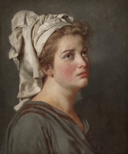 Nuori nainen turbaanin kanssa, n. 1780 tekijältä Jacques Louis David