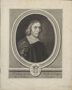 Muotokuva Francois de La Mothe le Vayerista 1588-1672, n. 1695