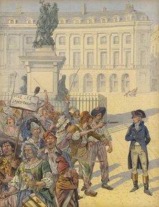 Napoleon Bonaparte vallankumouksellisten levottomuuksien keskellä tekijältä Jacques Marie Gaston Onfray de Breville (Job)