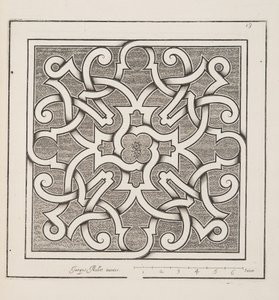 Design for Parterre, Theater des Plans et Jardinages, pub.1652
