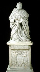 Muistomerkki kardinaali Pierre de Berullelle (1575-1629) Pariisin karmeliittikappelista tekijältä Jacques Sarazin