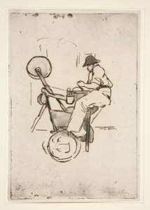 Le r?mouleur (veitsimylly) tekijältä Jacques Villon