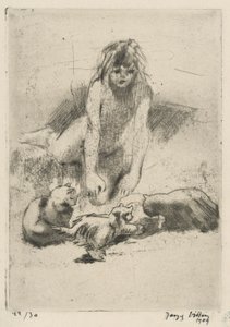 Minne et les chats buvant (Minne ja juovat kissat), sviitistä Le bain de Minne (Minne