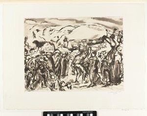 Kuvien sadonkorjuu Friesz, Les Vendanges (alkuperäinen nimi) tekijältä Jacques Villon