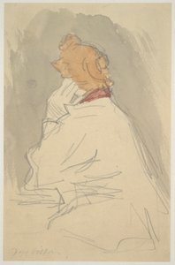 Istuva nainen tekijältä Jacques Villon