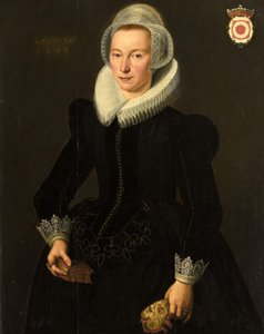 Grietje Adriaensdr Grootesin (1588-1624) muotokuva tekijältä Jacques Waben (attributed to)