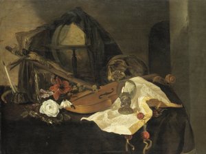 Vanitas asetelma tekijältä Jacques de Claeuw