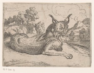 Linx Animals en paisatges (títol de la sèrie) acabat tekijältä Jacques de Fornazeris (attributed to)