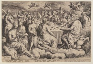 Jumalten juhla-ateria tekijältä Jacques de Gheyn II