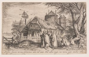Landscape with Roma People, alkaen Landscapes tekijältä Jacques de Gheyn II