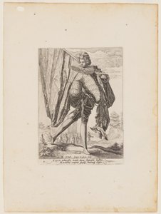 Lippulaiva, keisari Rudolf II:n henkivartioston upseereista ja sotilaista. tekijältä Jacques de Gheyn II