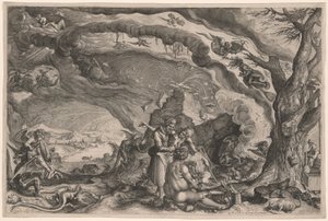 Noitien valmistautuminen sapattiin tekijältä Jacques de Gheyn II