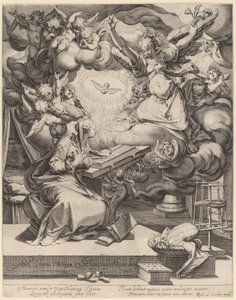 Ilmoitus tekijältä Jacques de Gheyn II after Abraham Bloemaert