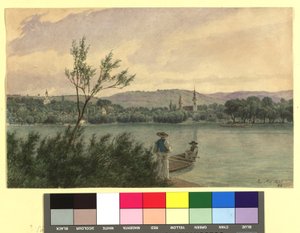 Donau-haara ja Kamenitz Peterwardeinissa tekijältä Jakob Alt