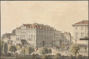 Wienin teatteri, noin 1816.