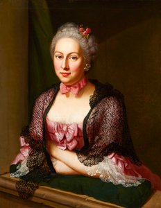 Emanuel Handmann, Elisabeth Tscharnerin muotokuva, 1763.