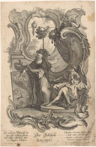 Käännynnäinen Bagaris Der Bekehrte Bagaris (otsikko esineessä) Apelles and Bagaris (sarjan nimi) tekijältä Jakob Gottlieb Thelott