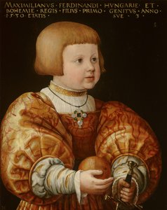 Muotokuva Maximilianista Itävallasta (1527-1576), kolmivuotias, 1630 tekijältä Jakob Seisenegger