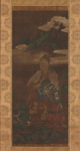 Portrait of En no Gyoja, late 14th-15th century.  tekijältä Jakusai