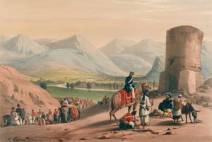 Maidanin laakso, n. 1839 (litografia, sävytetty)