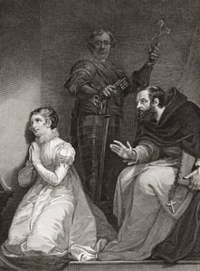 John Feckenham vierailee Lady Jane Grayn luona Lontoon Towerissa (tulostus)