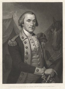 George Washington, pubi. 1850 (kaiverrus) tekijältä James (after) Peale