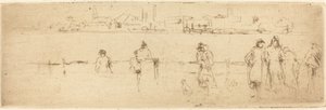 Luonnos pengerrestä. tekijältä James Abbott McNeill Whistler