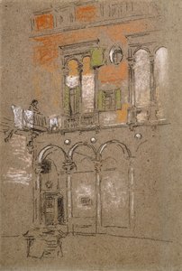 Venetsialainen piha, tekijältä James Abbott McNeill Whistler