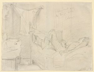 Pyykin kuivumista odotellessa! Köln, 1858. tekijältä James Abbott McNeill Whistler